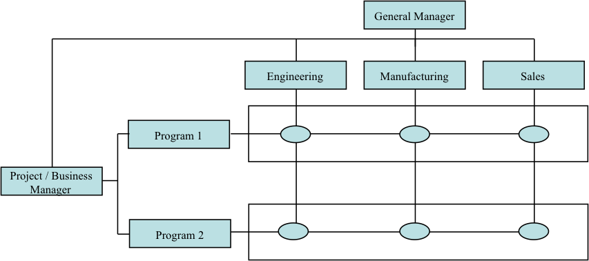 Matrixorganisation einfach Struktur